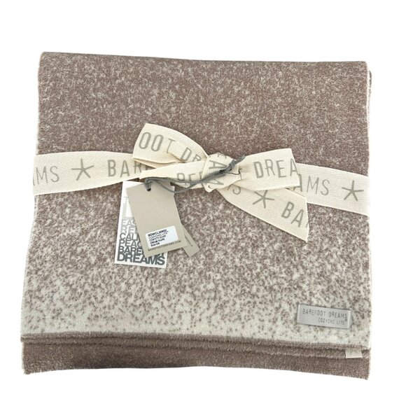Barefoot Dreams CozyChic Lite Confetti Scarf Cream-Taupe One Size NWT - Picture 1 of 10